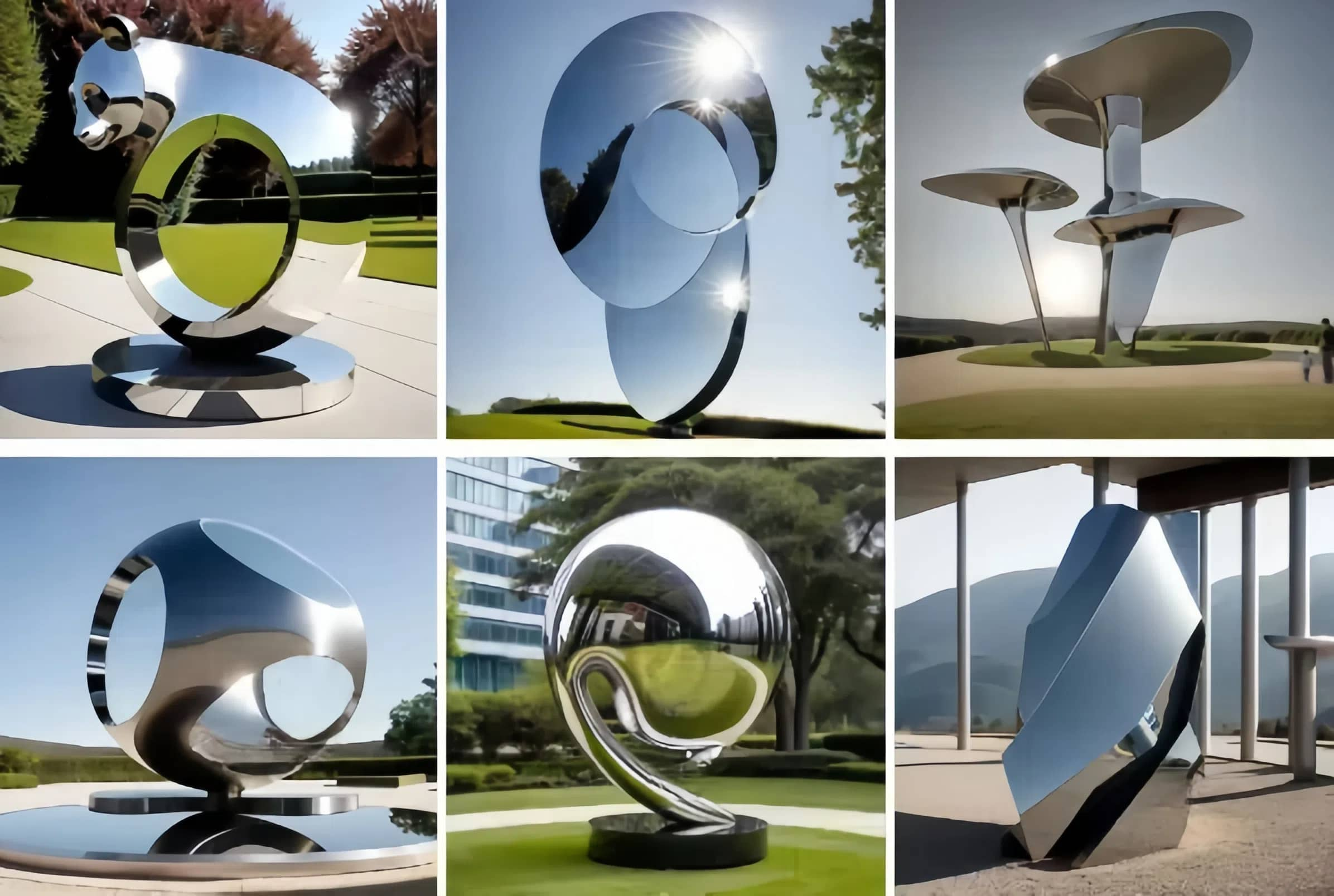 large steel sculpture