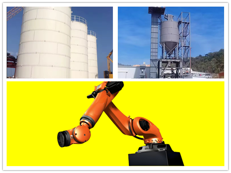 The Vital Role of Robotic Arms in Cement Silos